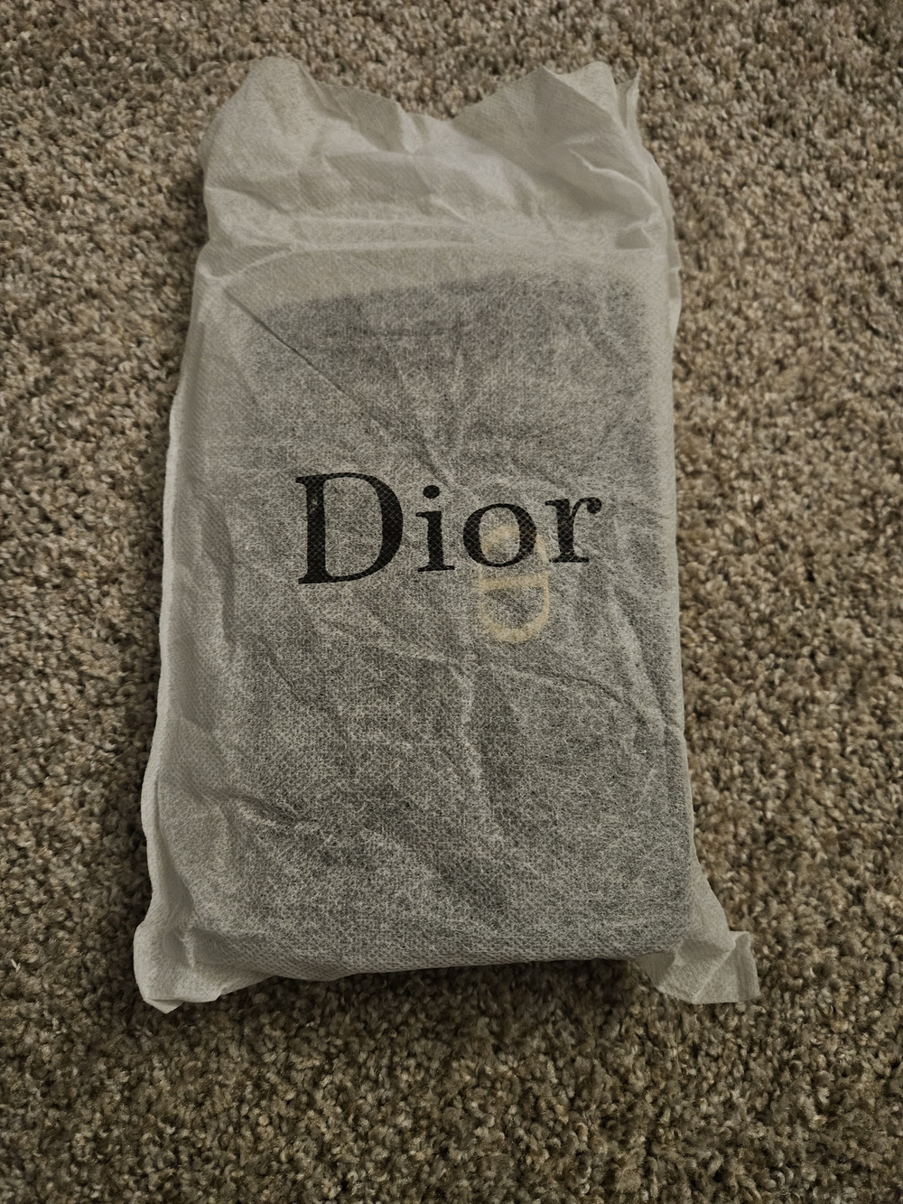 Dior Black Quilted Leather Clutch with Gold CD Accent - Picture 5 of 5